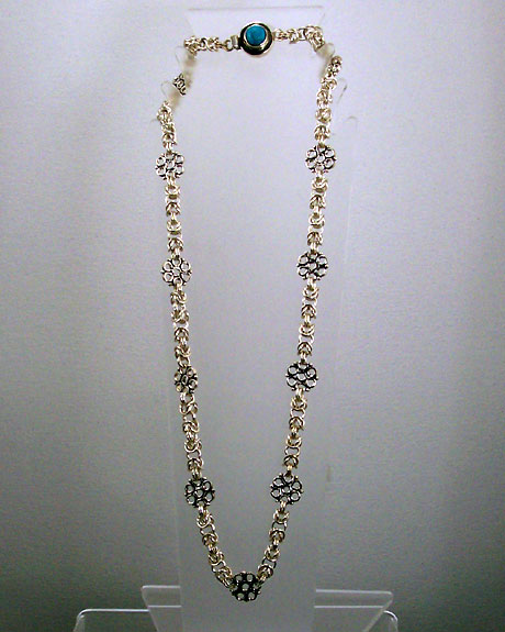 CM0034N Flowers on a Rope 18.25" CM0034N Flowers on a Rope 18.25"