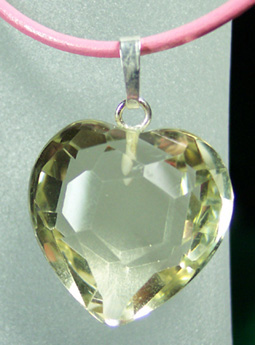 C0047 - Citrine Heart - 16-18" adjustable C0047 - Citrine Heart - 16-18" adjustable