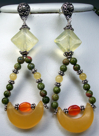 E0215 - Tangerine Moon - 3" Post E0215 - Tangerine Moon - 3" Post