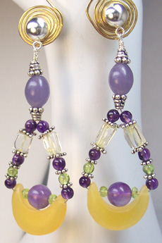 E0218 – Moonlit Violets - 3” 8-mm Half ball post E0218 – Moonlit Violets - 3” 8-mm Half ball post