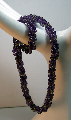 N0157 - Purple Passion - 17” Three Strand N0157 - Purple Passion - 17” Three Strand
